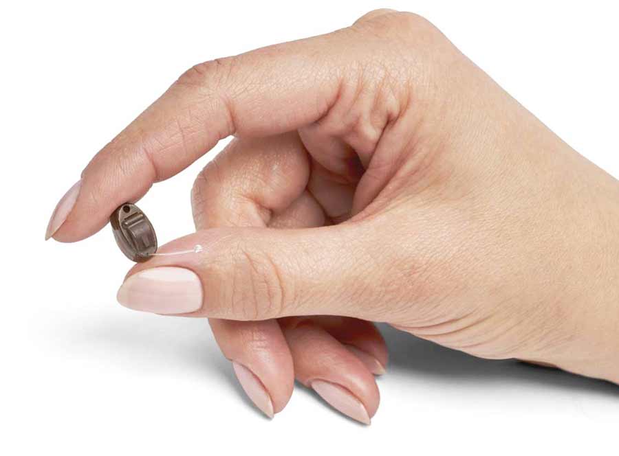 In the ear hearing aid available at Amplify Hearing